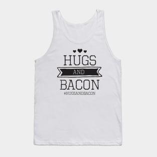 Hugs and Bacon Stamp - Light shirt Tank Top